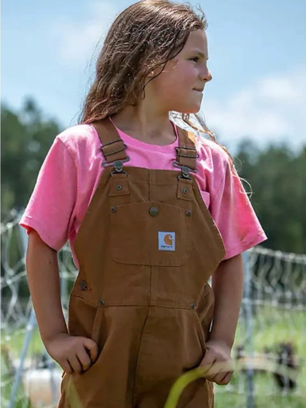 Unisex kids Carhartt overalls
